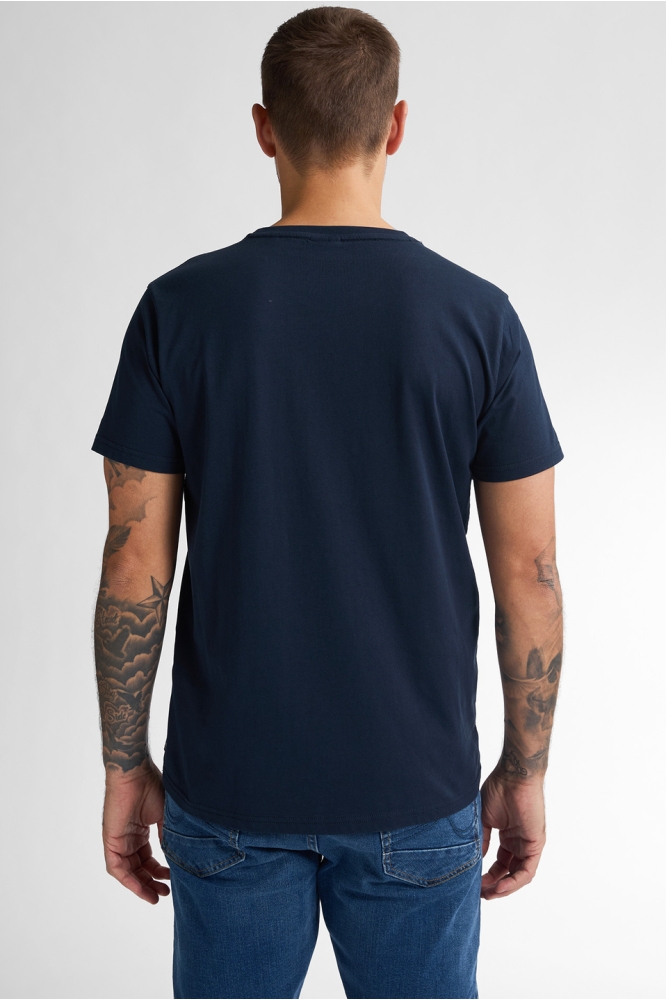 T SHIRT MET LOGO M 1050 TSR119 5178 Navy Blue